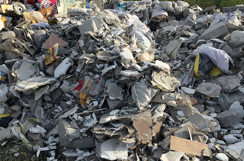 建筑装修垃圾原料